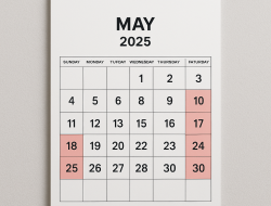 Bulan Mei 2025 Penuh Libur! Ini Daftar Tanggal Merah dan Cuti Bersama