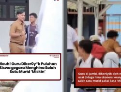 Guru di Jambi Dikeroyok Siswa, Diduga Dipicu Ucapan yang Menyinggung