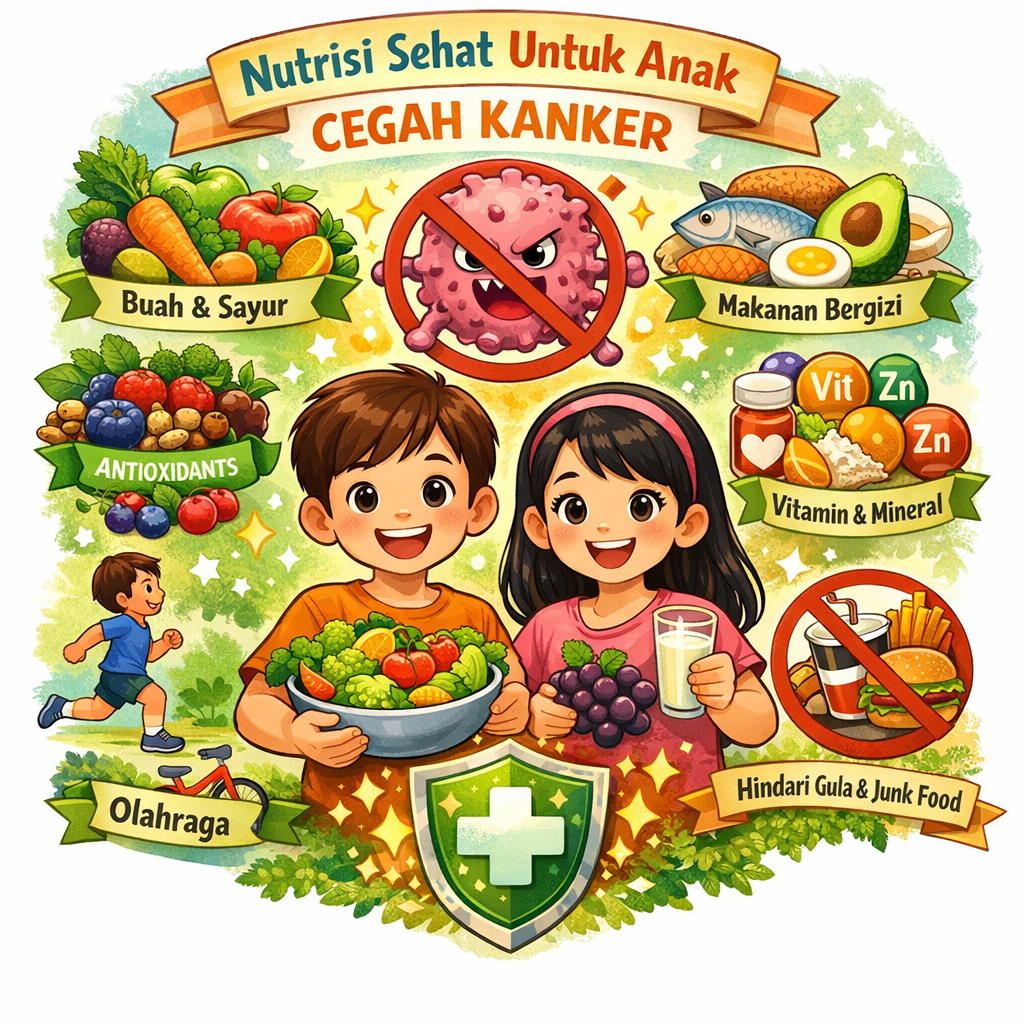 nutrisi anak mencegah kanker
