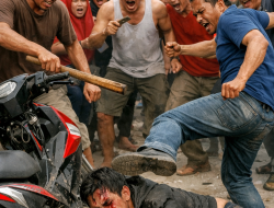 Curi Motor, Pria di Lebak Babak Belur