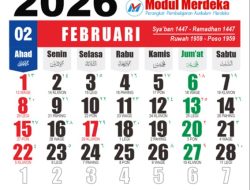 Libur Nasional dan Cuti Bersama Februari 2026 Resmi Ditetapkan