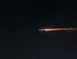 Cahaya Misterius di Langit Lampung Ternyata Sampah Antariksa