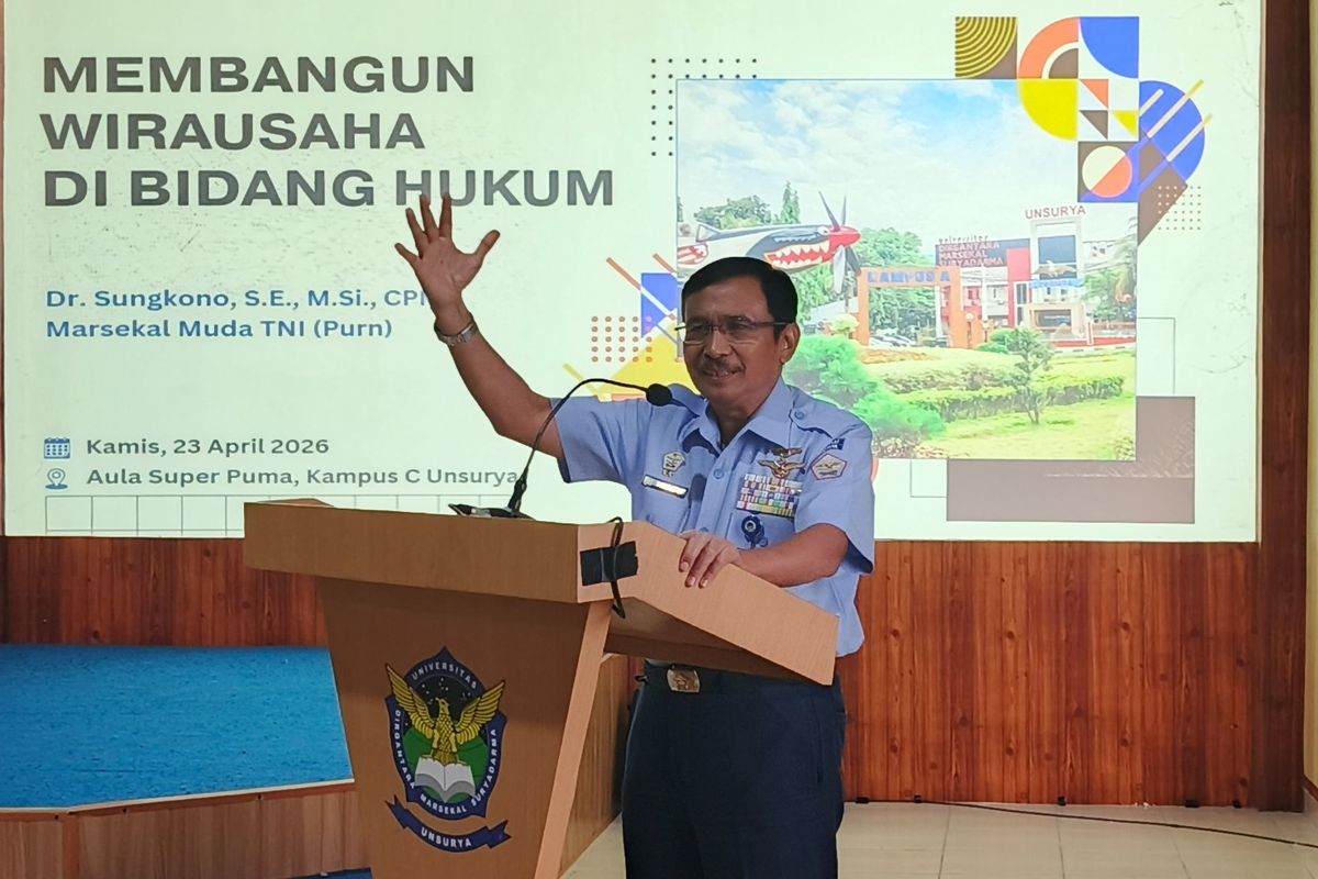 Rektor Unsurya, Marsda TNI (Purn) Dr. Sungkono, S.E., M.Si., CPM.(DOK.Humas Unsurya)