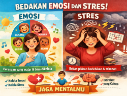 Bedakan Emosi dan Stres, Jaga Mentalmu!