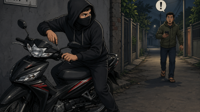 ilustrasi remaja curanmor