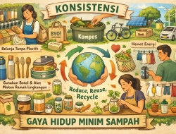 Konsistensi Kunci Gaya Hidup Minim Sampah