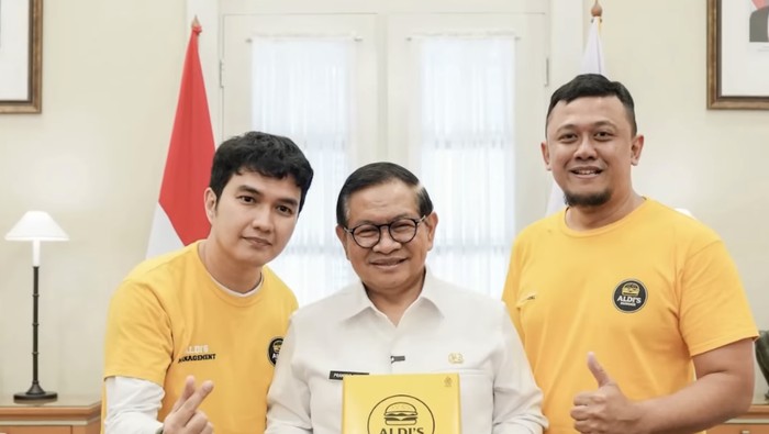 aldi taher bertemu pramono anung