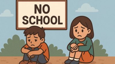 tidak sekolah anak-anak