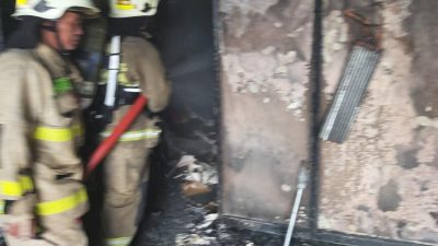Kebakaran di Rumah Anggota BPK Haerul Saleh