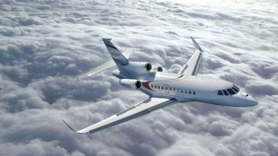 ilustrasi pesawat jet