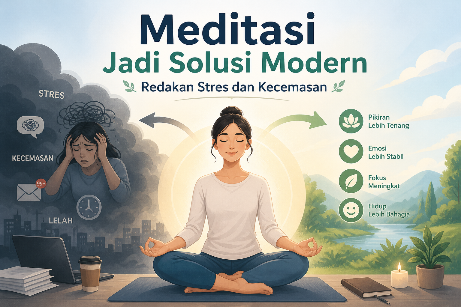 meditasi mencegah stress