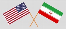 iran dan amerikat serikat (as) bendera