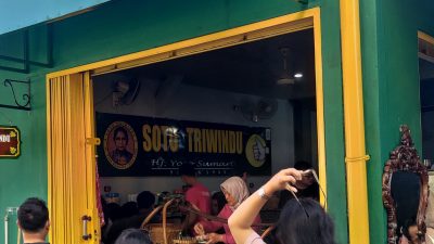 Kuliner Legendaris Soto Triwindu, Cita Rasa Sejak 1939 yang Tetap Bertahan