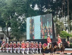 Upacara Serah Terima Kawal Istana Merdeka Ramai Disaksikan Warga