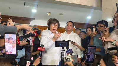 Wakil Kepala BGN Agustina Arumsari ditemui media usai rapat dengan Komisi IX DPR RI di Jakarta, Senin (15/6/2026). ANTARA/Fath Putra Mulya.