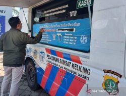Samsat Keliling Buka di Bundaran HI, Warga Serbu Layanan Pajak
